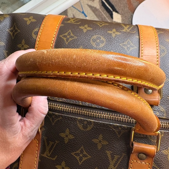 Louis Vuitton Vintage Brown Monogram Keepall 50. Made in France July 1992. - Picture 15 of 16